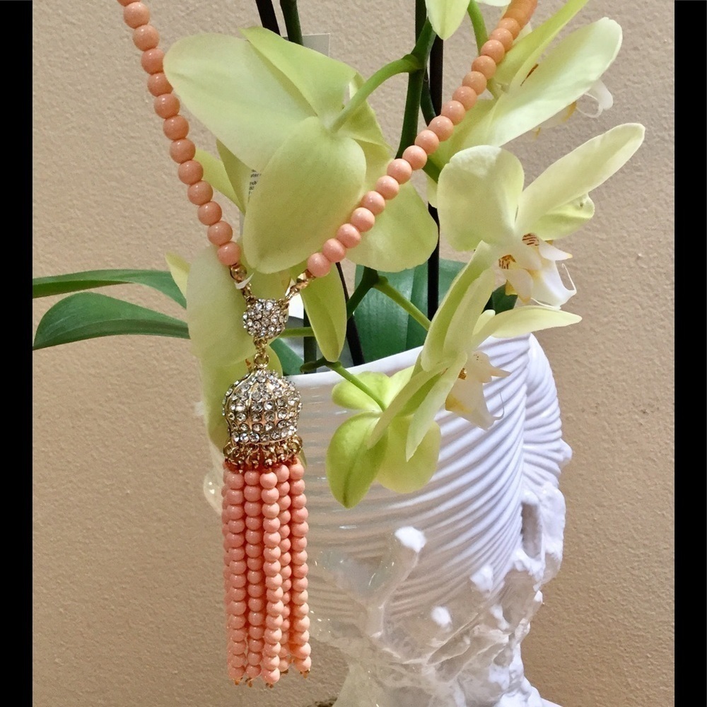 Izmir Tassel Pink Necklace